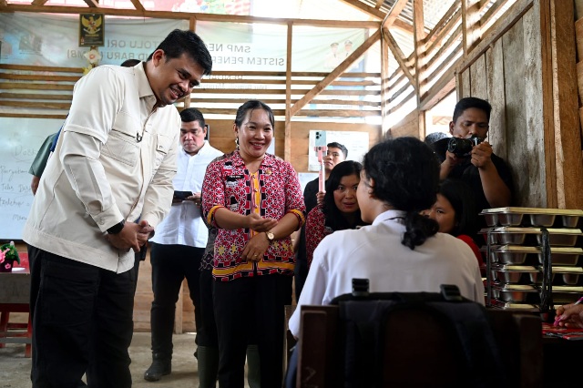 Gubsu Wujudkan Impian SMPN 4 Sitolu Ori Miliki Gedung Permanen