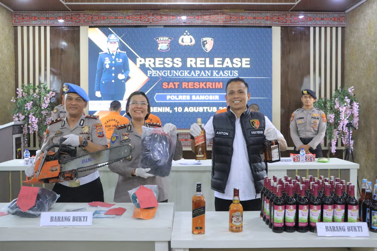 Komitmen AKBP Rina Nirwana: 7 Kasus Tuntas, Kamtibmas Samosir Terjaga