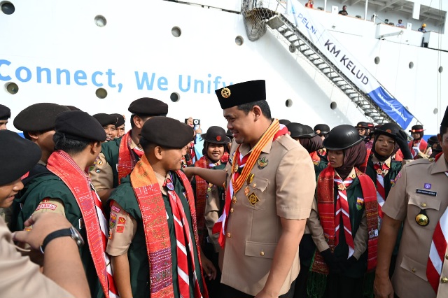 Gubsu Lepas 1.179 Pramuka Sumut ke Jamnas XII, Pesan Jaga Nama Baik Daerah