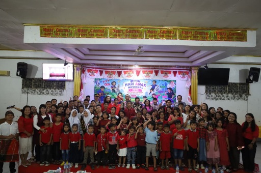 Wakil Walikota Tanjungbalai Hadiri Peringatan HAN, Bersama Anak-Anak Sekolah Minggu GPdI Nafiri Kemenangan