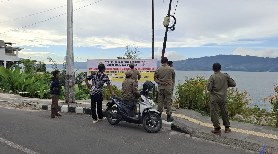 Tak Berizin! Aktivitas Reklamasi di Zona Lindung Danau Toba Dihentikan Pemkab Samosir