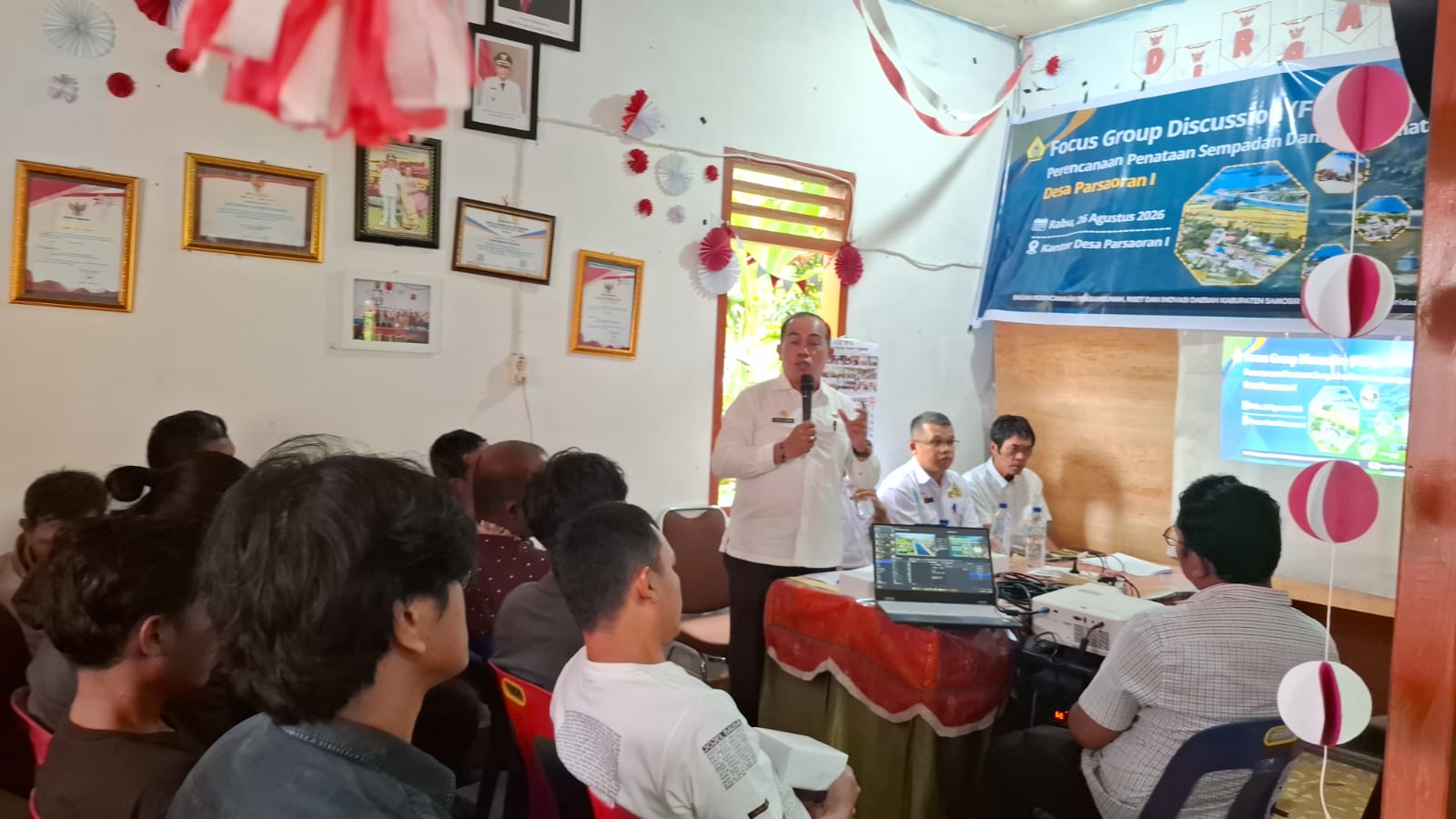 Long Beach 22 KM Jadi Fokus FGD Penataan Sempadan Danau Toba di Parsaoran I