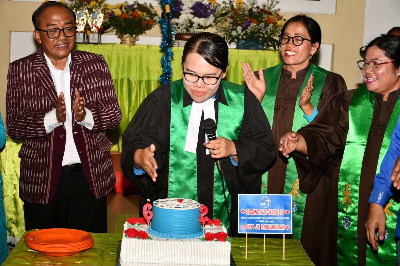 Wabup Ariston : HUT Ke- 62 GKPI Momentum Perkuat Iman Dan Dorong Kontribusi Pembangunan Samosir